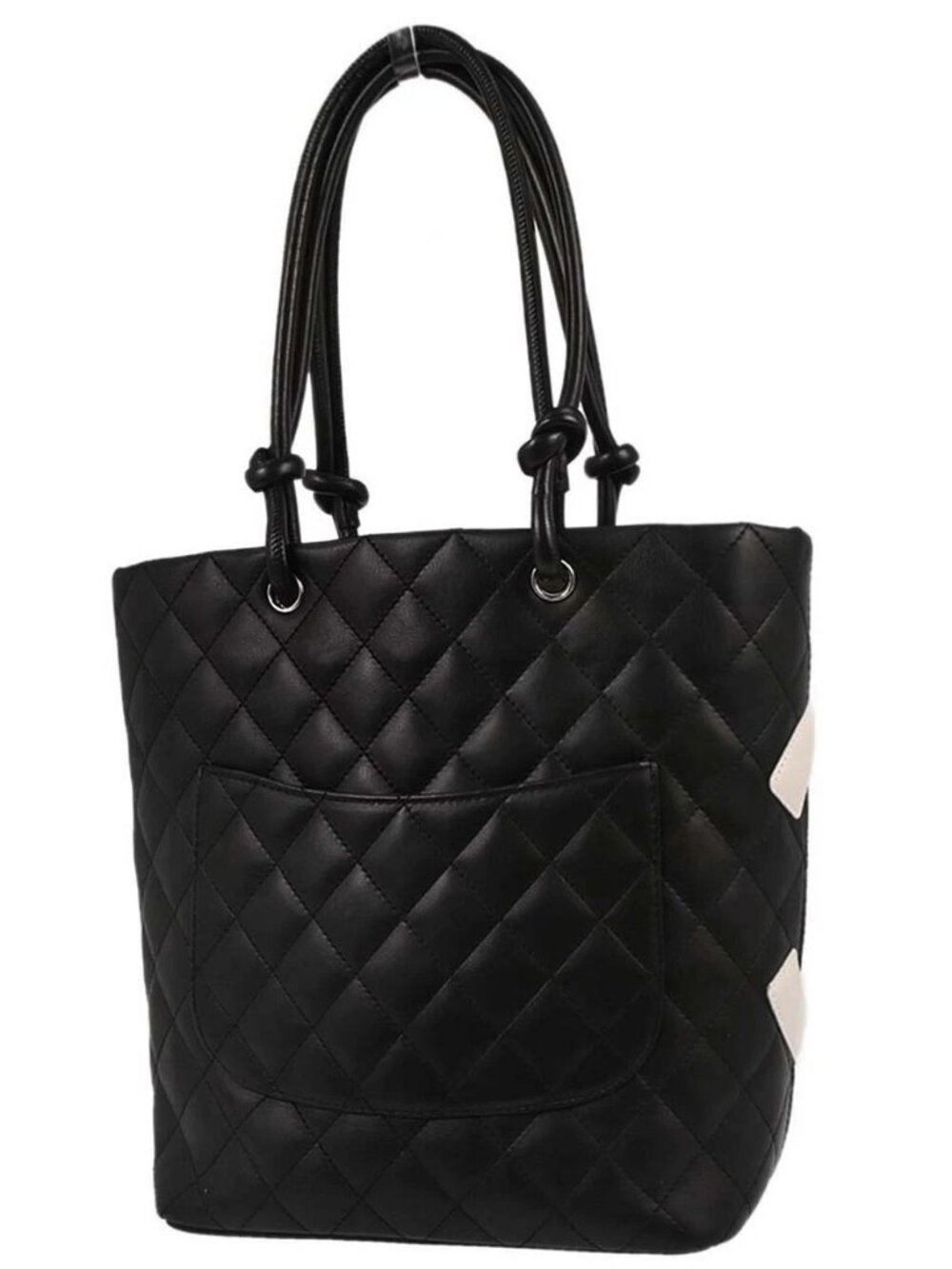 Chanel Black Calfskin Cambon Ligne Tote Handbag - Picture 2 of 10